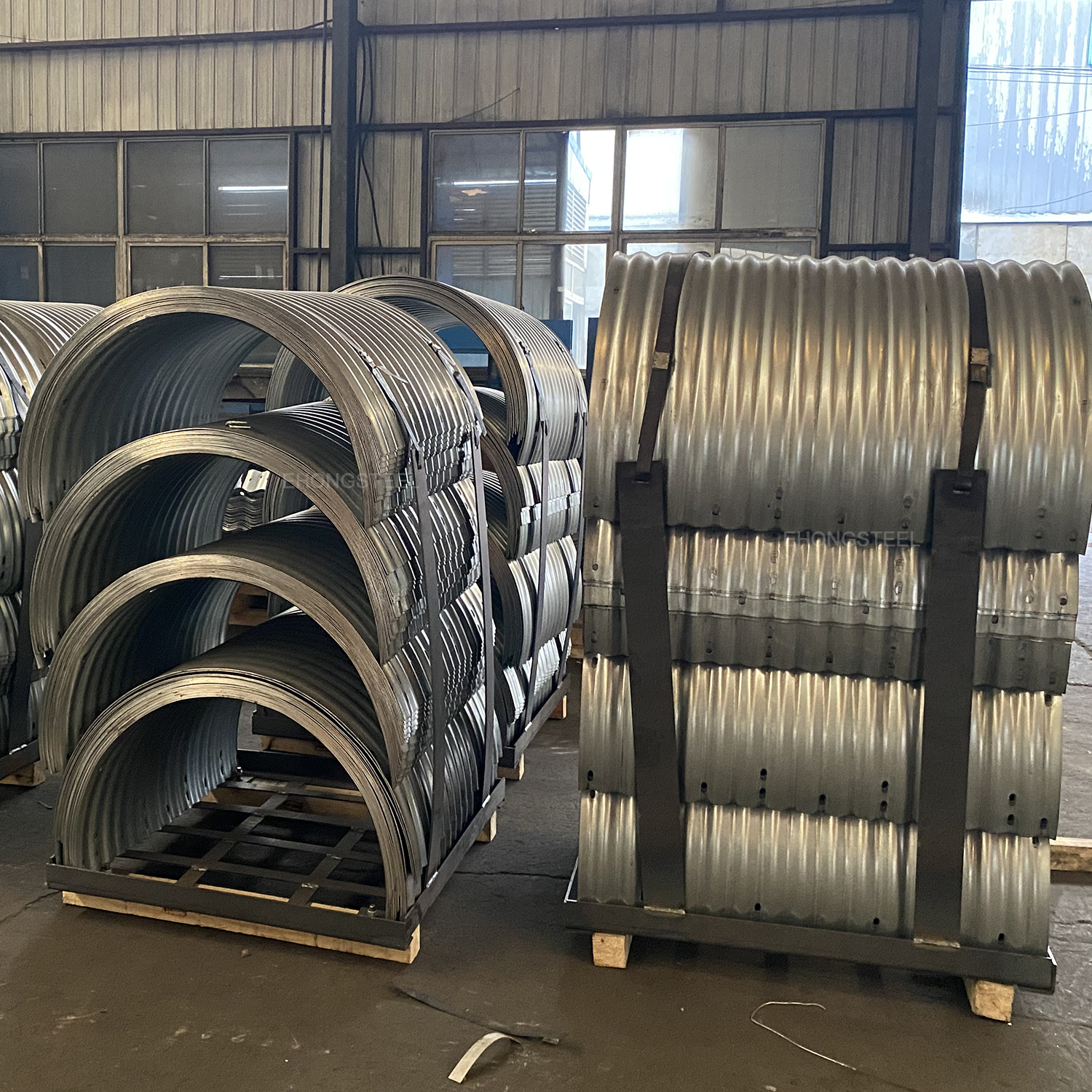 China Arch Culvert Pipe Different Diameter Galvanized Corrugated Steel  Assembly Highway Tunnel Underground Drainage Pipe Manufacturer and Supplier  | Ehong, image size:1500x1500