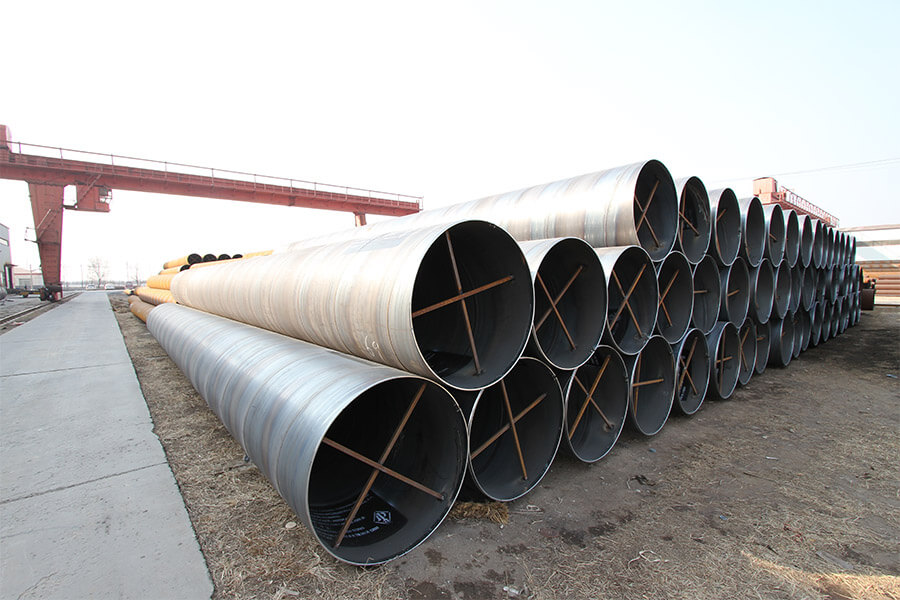SSAW Pipe Warehousing Display