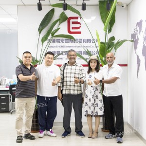 Maldivian clients visited our company to explore steel business opportunities