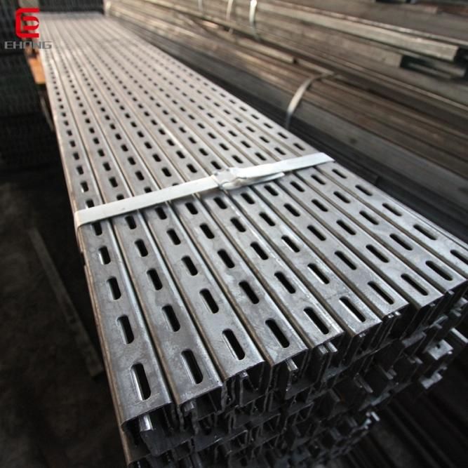 support steel c channel  Galvanized Steel Solar Photovoltaic Stents Strut C Channel (3)