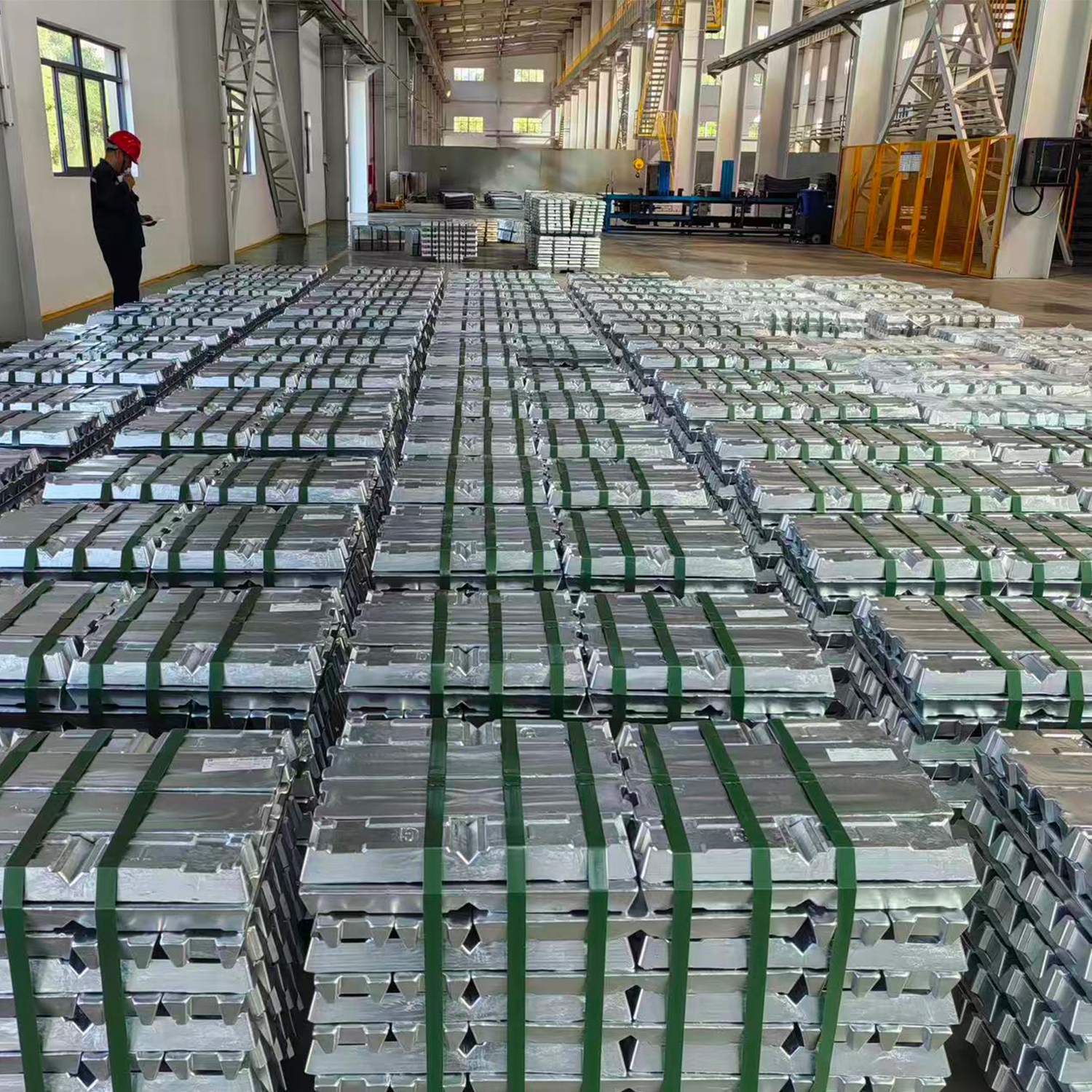zinc ingots